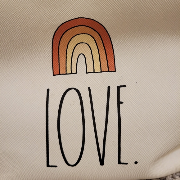 🛍5 for $25/ Rae Dunn Rainbow LOVE Cosmetic Bag - Picture 2 of 7